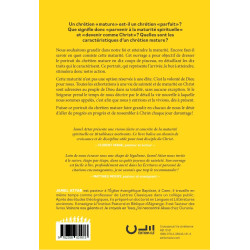 Quatrième de couverture du livre "Le chrétien mature" de Jamel Attar.
