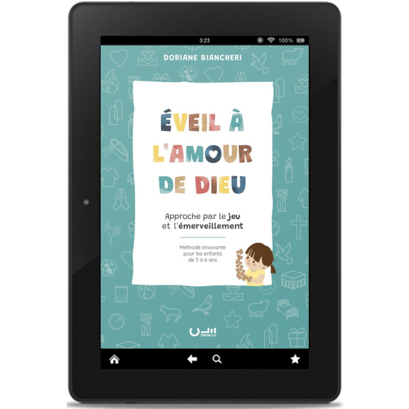 Première de couverture du PDF de la méthode « Éveil à l'amour de Dieu » de Doriane Biancheri aux Éditions Clé