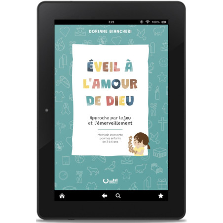 Première de couverture du PDF de la méthode « Éveil à l'amour de Dieu » de Doriane Biancheri aux Éditions Clé