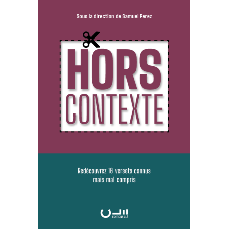 Couverture recto du livre "Hors contexte"